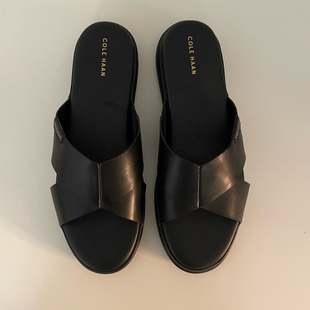 Cole Haan criss cross slide